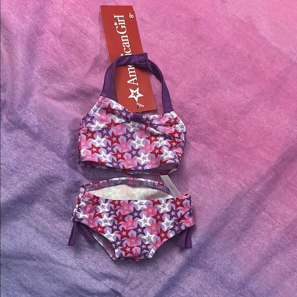 American Girl Star Print Bikini Set